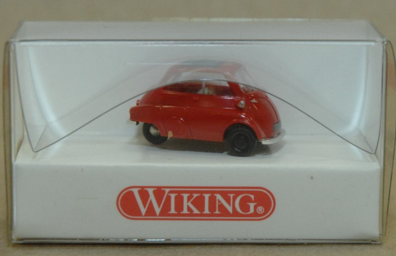 Wiking 080802 BMW Isetta 3 Wheel Red HO 1:87 New