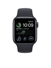 Apple Watch SE (2022) 40mm Midnight Aluminium Case with Sport Band, Regular GPS