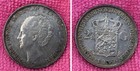 1939 Netherlands Queen Wilhelmina 2.5 Gulden Silver Coin 2 1/2 G KM# 165 — photo 1