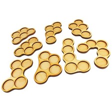 Horde Trays  25mm Circle Bases  Movement Tray Movement Tray with Warhammer...
