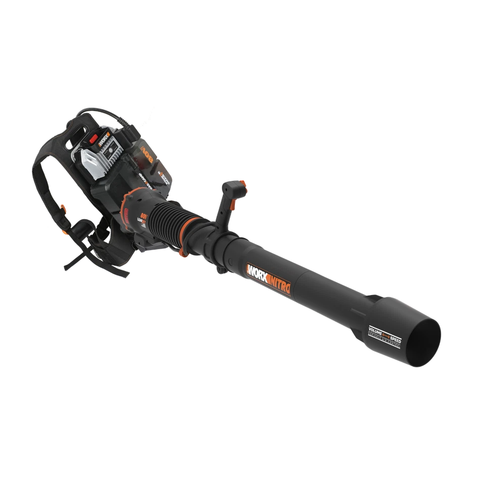 Soplador de hojas mochila inalámbrica sin escobillas WG572 WORX NITRO 80V-OB Foto 3 de 4