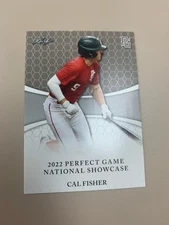 2022 Leaf Perfect Game Card #133 Cal Fisher LPG 1st Card Rookie RC