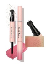 Anglicolor Freckle Pen, 2 in 1 Faux Freckle Pen Stamp with Blush, Quick-drying,