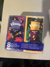Kleenex On-The-Go Facial Tissues, 8 On-The-Go Packs,