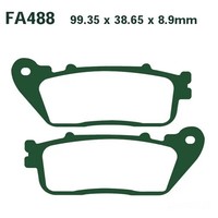 Bremsbelag EBC FA488HH Hinten FüR Honda VFR 800 X Crossrunner ABS Bj. 2011-2017