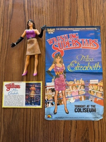 Vintage LJN WWF Superstars 1986 Miss Elizabeth w/ ...
