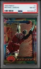 1993 TOPPS FINEST #1 MICHAEL JORDAN PSA 8