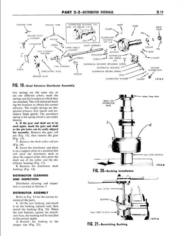 1959 Ford Car Shop Manual Original OEM Dealer Factory Repair Service Book - Image 3 of 4