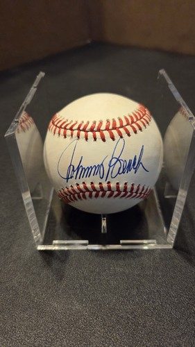 Johnny Bench Signed baseball Cincinnati Reds Autograph JSA COA