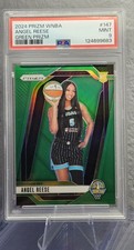 2024 Panini Prizm WNBA Angel Reese Green Prizm RC Rookie #147 PSA 9 MINT