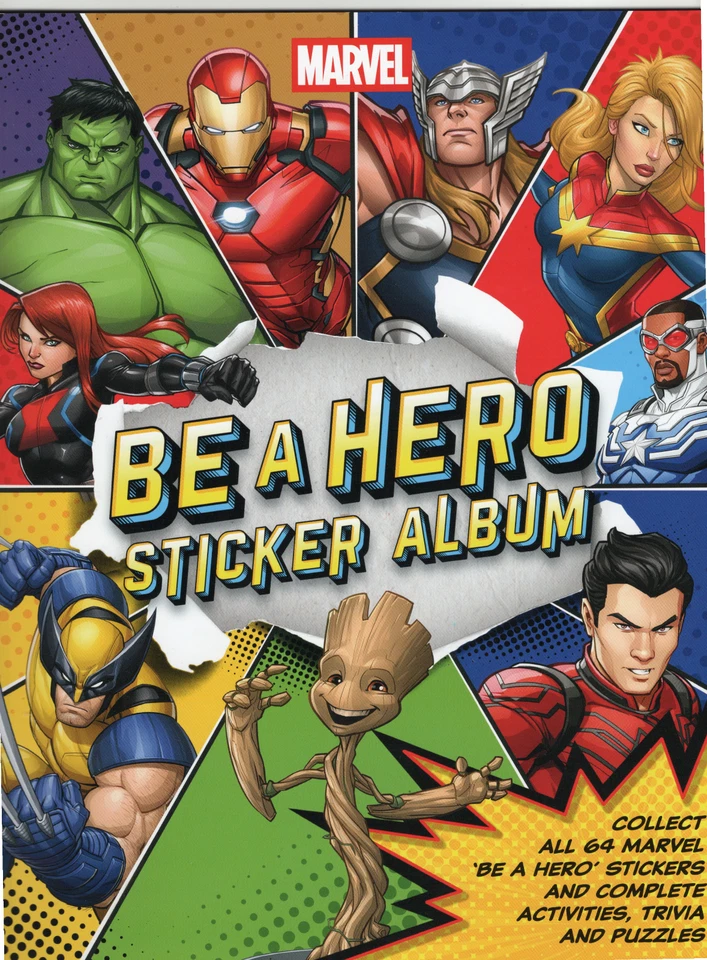 2025 Marvel Loblaw Be A Hero + Sticker Album *You Pick* - Image 2 of 2