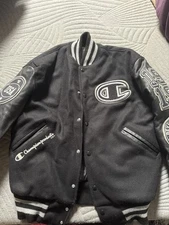 Rare Champion ‘Reverse Weave’ Varsity Letterman Jacket – Men’s M (Tag Attached)