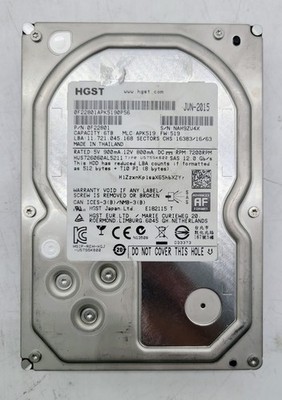 SAS- HGST HUS726060AL5211 6TB 7.2K 12G 3.5'' SAS Hard Drive