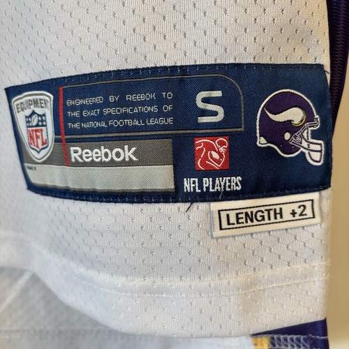 Vikings 2009-2012 #12 Percy Harvin White Reebok Jersey S Stitched Authentic NFL* - Picture 3 of 16