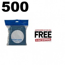 500 Blue Color Paper CD Sleeves with Window  Flap  1-3 DAY