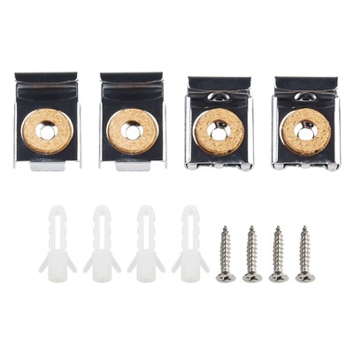 Bath Mirror Glass Wall Mounting Fixing Kit Hardware-With Screws High Quality
