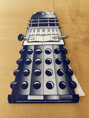 Extrem seltener Dr Who Darlek Pappaufsteller 1992