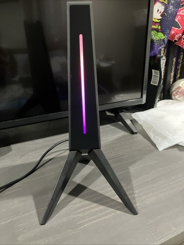 Supporto per cuffie da gioco - supporto per cuffie RGB - 2x porte di ricarica USB e aux 3,5 mm - Foto 3 di 10