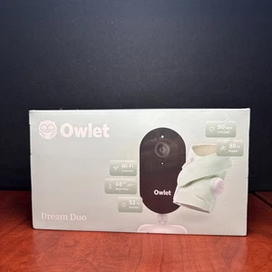Owlet Dream Duo Gen 3 Smart Baby Monitor with Sock & 2K HD Camera Mint (1236)