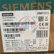 1PCS SIEMENS SERVO MOTOR 1FL6044-1AF61-2LA1 NEW