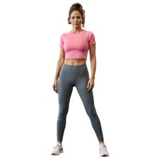 Under Armour Womens Leggings XS Grey HeatGear High Waist Compression Gym