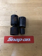 snap-on tools swivel impact sockets 3/8" drive 9/16" 3/4" sae 6 point shallow