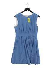 Emily and fin A-Line Midi Dress L in Blue