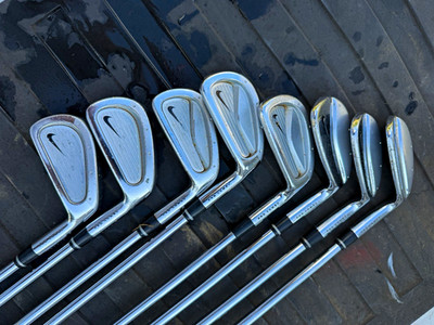 Nike Pro Combo Iron Set, RH, Steel Shafts, Regular Flex, 9 Clubs