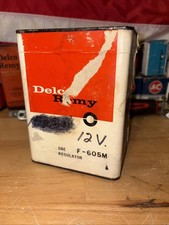 NOS GM DELCO REMY VOLTAGE REGULATOR F-605M 1958- 1962 MERCURY RAMBLER STUDEBAKER