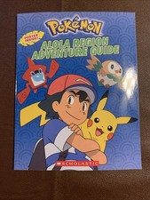 Pokemon Alola Region Adventure Guide book bt Scholastic 2018 Unread