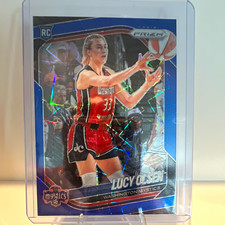 Panini Prizm 2025 WNBA Lucy Olsen Blue Ice #104 RC