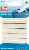 (1.20 Eur/Mtr.) Prym Gummiband Sb - Standard Elastic 5Mm / Weiß