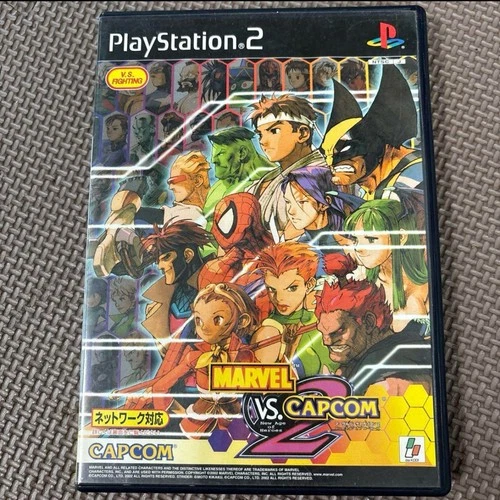 PS2 Marvel vs. Capcom 2 New Age of Heroes Capcom PlayStation 2 JAPAN Tested