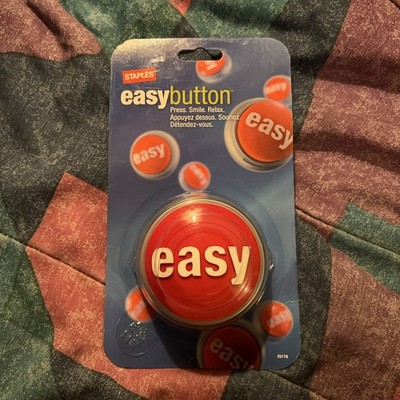 Staples ''THAT WAS EASY'' Button Push-to-Talk Electronic Office Desk Work - NEW!