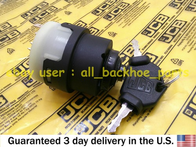 #ad #ad JCB BACKHOE GENUINE JCB IGNITION SWITCH AND 2 KEYS PART# 701 80184 701 45500 $39.95