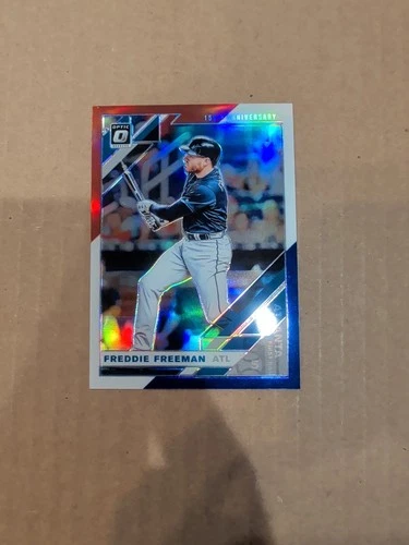Freddie Freeman 2019 Panini Prizm Freddie Freeman Blue