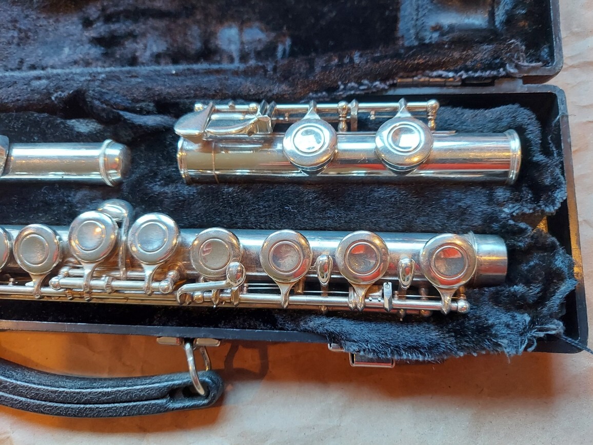 Yamaha LeBlanc Vito 113 Silver Flute With Case, Japan, Good