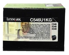 Lexmark C546U1KG Black Extra High Yield Toner Cartridge