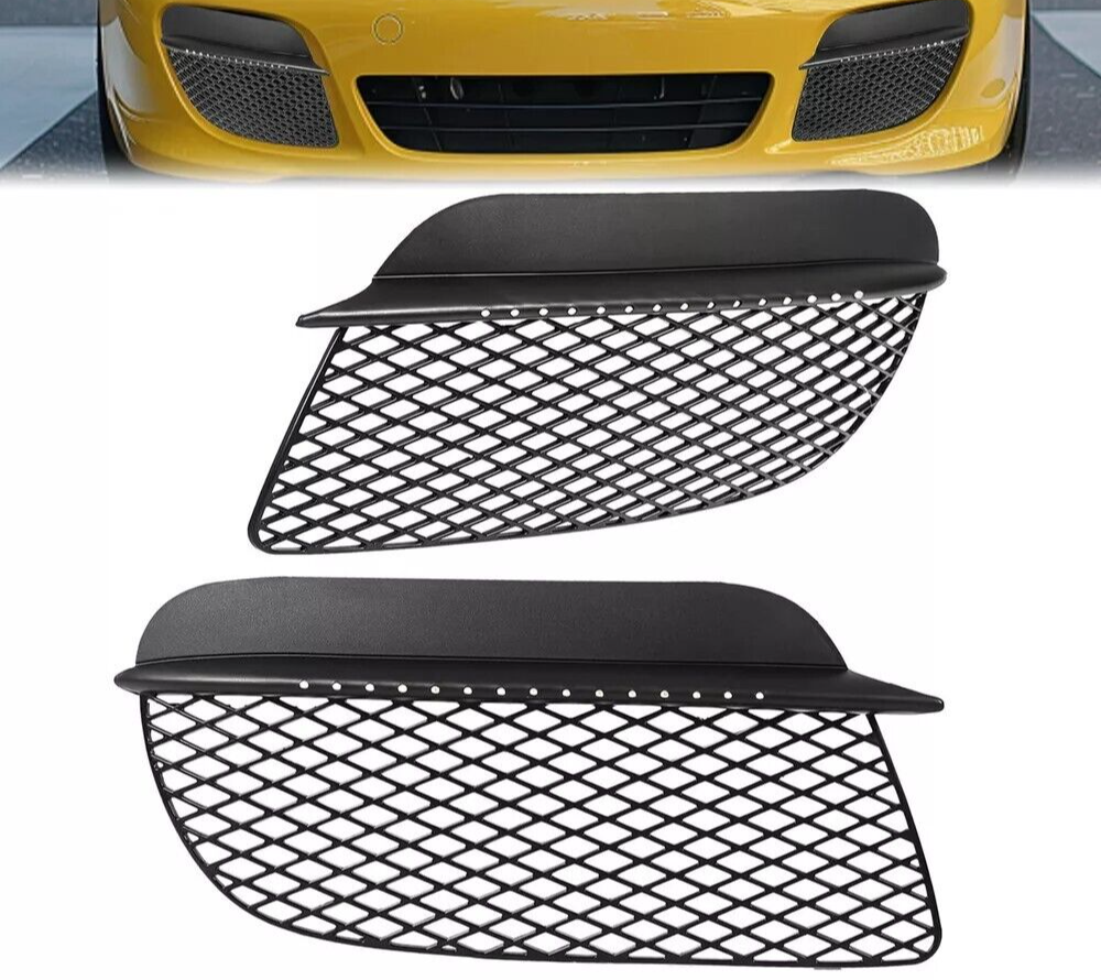 2006-2008 Porsche Cayman LED Fog Lights with Radiator Guards (Spars)