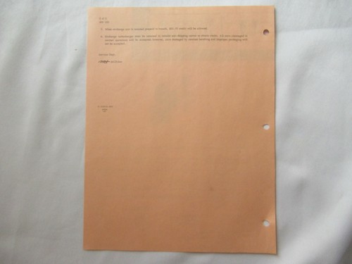 1968 Cockshutt Oliver 1950 Traktor Turbolader Service Bulletin - Bild 2 von 2