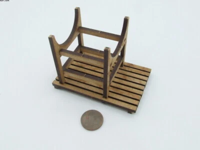 IMPERIAL-MODELLBAU Supporto per barile tedesco da 200 litri, seconda guerra mondiale, RC Panzer Zub, taglio laser 1:16