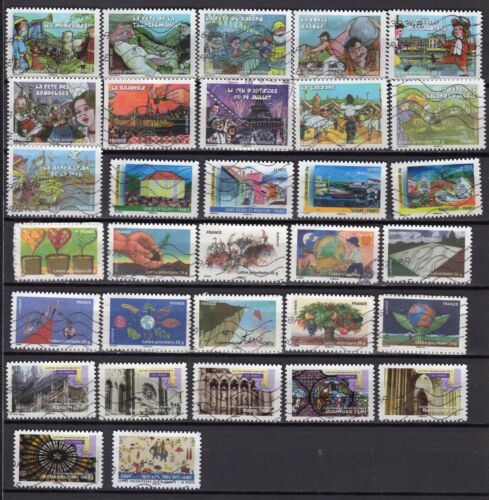 2011 - Lot de 32 timbres oblitérés lot 3 - Photo 1/1