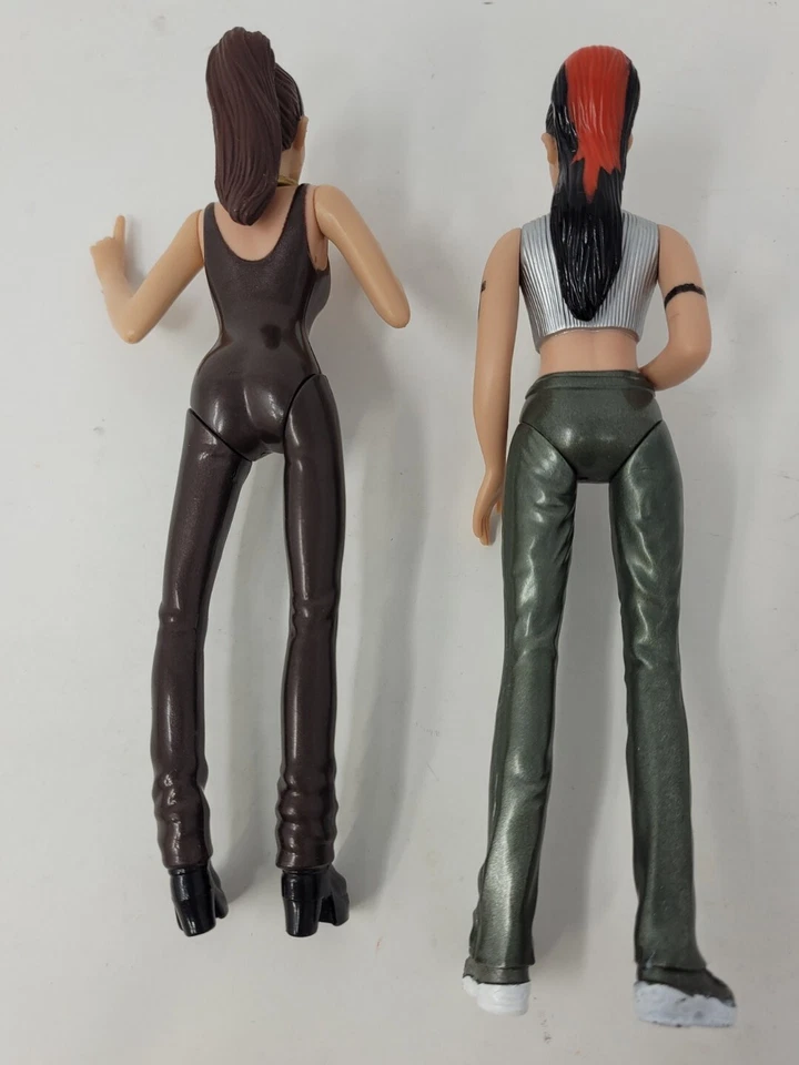 Vintage Toymax Spice Girls Action Figure Lot 2 Posh Victoria Sporty Mel C Band  - Image 4 of 4