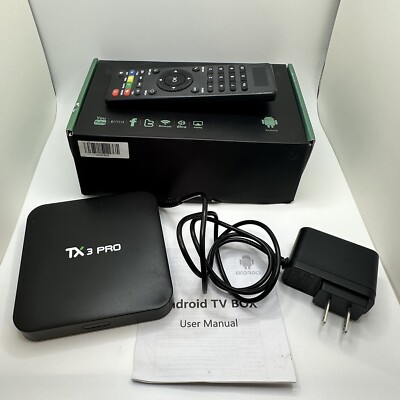Ott Tv Box Tx3 Pro  Home Media Device 1080P & 2D/3D Video &Games