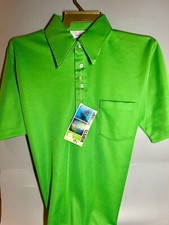 Vintage Arnold Palmer Robert Bruce Mens Large Polo Shirt Green NWT Golf