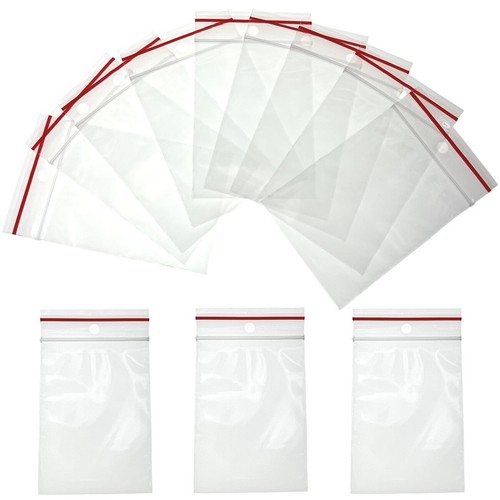 Emi4U Grip Seal Beutel – 100 Stück, 10x15 Cm, Transparent, Wiederverwendbar