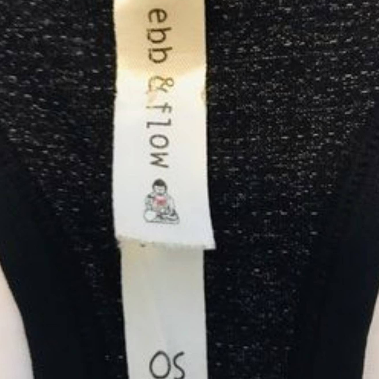 Ebb & Flow Exercise Shirt Women S Gray/Black Stretch Racerback Tank Workout