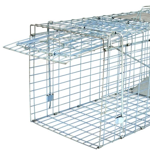 Humane Live 32'' Animal Trap 1 Door Rodent Cage for Rabbits Cat Raccoon Squirrel - Picture 3 of 12