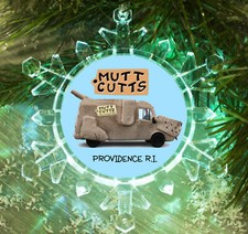 Dumb and Dumber Mutts Cuts Snowflake Blinks Lit Holiday Christmas Tree Ornament