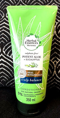 HERBAL ESSENCE BIO RENEW POTENT ALOE EUCALYPTUS SCALP BALANCE CONDITIONER 11.8oz